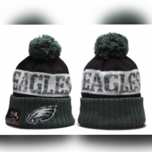 New Era Other - Philadelphia Eagles Winter Pom Knit Beanie